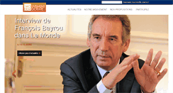 Desktop Screenshot of mouvementdemocrate.fr